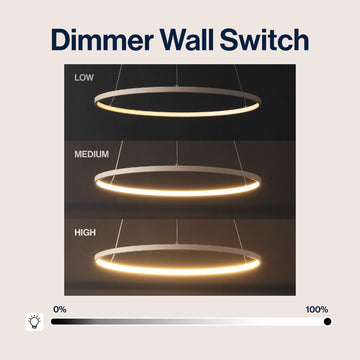 Brice Modern Contemporary Iron Integrated LED Pendant